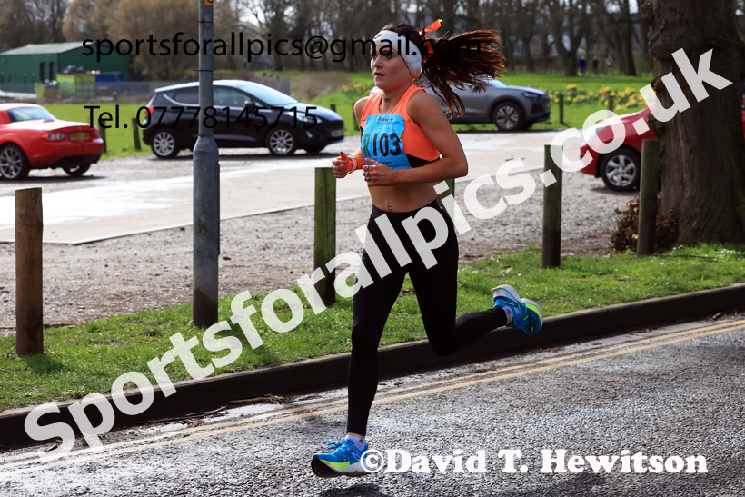 Senior Womens 6 Stage Road Relay, 2026 Northern Mens 12 and Womens 6 Stage Road Relays and Young Athletes 5k, Sheepmount Stadium, Carlisle. Photo: David T. Hewitson/Sports for All Pics
